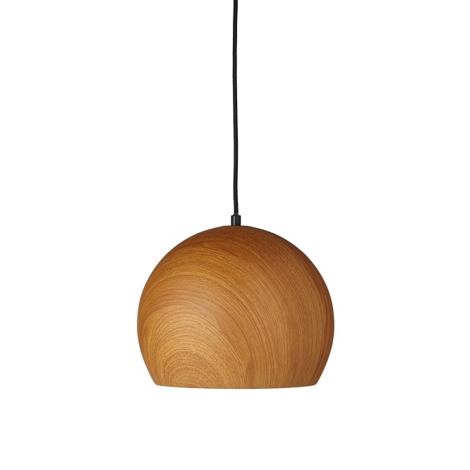 Skandynawska lampa Wisząca Dublin Woodlike Teak